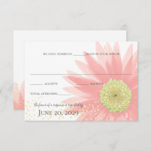 Invitation Daisy Love Rose Garden Réponse de mariage