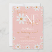 Invitation Daisy n'est-elle pas UNderful Boho Anniversaire (Devant)