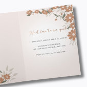 Invitation Daisy Rustic Baby in Bloom Shower Genre Neutre