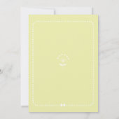 Invitation Daisy Simple Baby shower Pastel Green (Dos)
