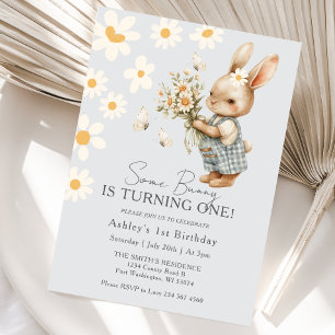 Invitation Daisy Some Bunny Fait Son Premier Pâques