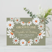 Invitation Daisy Super 1er anniversaire (Debout devant)