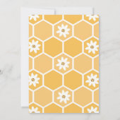 Invitation Daisy Sweet que peut Bei Honey Bumble Bee Annivers (Dos)