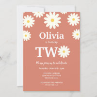 Daisy Terracota Bohemian 2e fête d'anniversaire