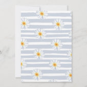 Invitation Daisy 'Un Petit Sauvage' Boy Baby shower (Dos)