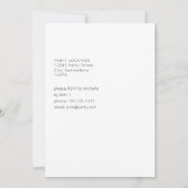 Invitation Daisy White Floral Graduation Party (Dos)