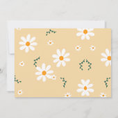 Invitation Daisy Wild One 1er anniversaire fête Boho Photo (Dos)