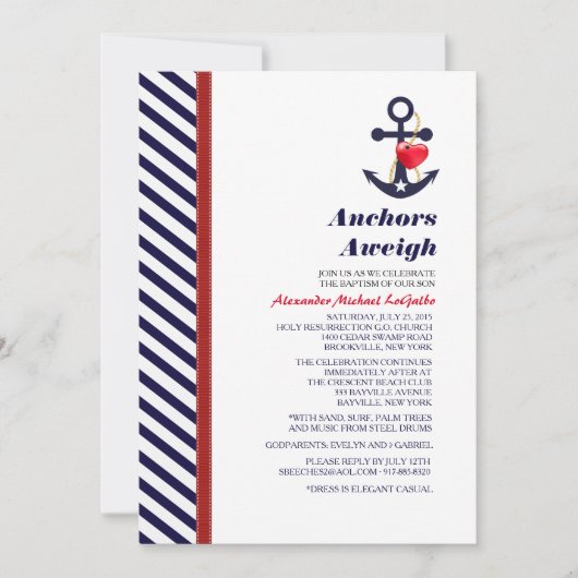 Invitation d'Alex (Devant)