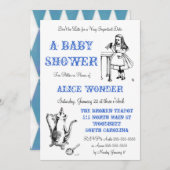 Invitation d'Alice au pays des merveilles (Devant / Derrière)