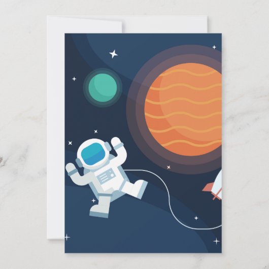 Invitation d'Alien de l'espace extra-atmosphérique (Dos)