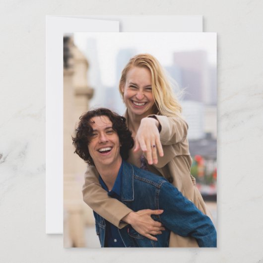 Invitation Dallas Skyline Destination Photo Wedding (Dos)