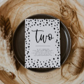 Invitation dalmate de 2e anniversaire