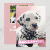 Invitation Dalmatian Heart Nose (Devant / Derrière)