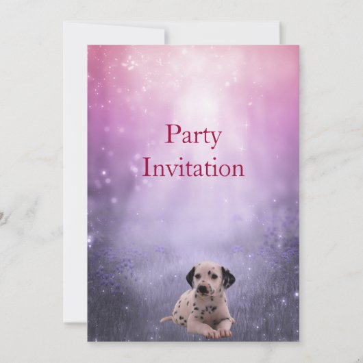 Invitation Dalmatien au Parc (Devant)