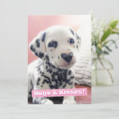 Invitation Dalmatien Nez de Coeur (Debout devant)