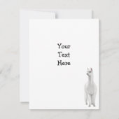 Invitation d'alpaga (Dos)