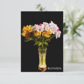 Invitation d'Alstroemeria (Lily péruvienne) (Debout devant)