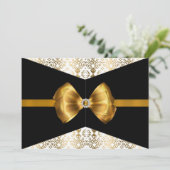 Invitation Damas bitumineux [Or] (Debout devant)
