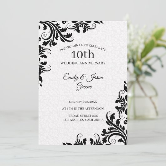 Invitation Damas Blanches Et Fils Noirs (Debout devant)