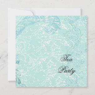 Invitation Damas bleues et vagues