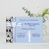 Invitation Damas Sainte Communion (Debout devant)