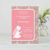 Invitation Damas Sainte Communion (Debout devant)