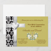 Invitation Damas Sainte Communion (Devant / Derrière)
