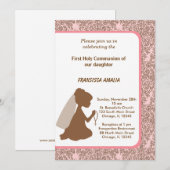 Invitation Damas Sainte Communion (Devant / Derrière)
