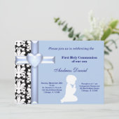 Invitation Damas Sainte Communion (Debout devant)