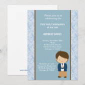 Invitation Damas Sainte Communion (Devant / Derrière)