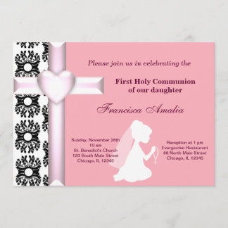 Invitation Damas Sainte Communion