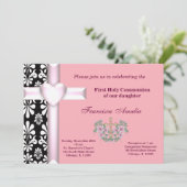 Invitation Damas Sainte Communion (Debout devant)