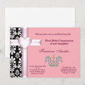 Invitation Damas Sainte Communion (Devant / Derrière)