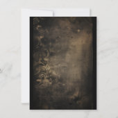 Invitation Damask Dark Gothic Quinceañera (Dos)