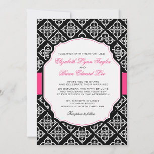 Invitation Damask Dreams -invitations de mariage