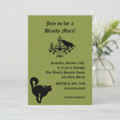Invitation Damask et Green Halloween (Debout devant)