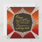 Invitation Damask Fairytale Lacy (Devant)