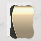 Invitation Damask Gingpain d'entreprise fête de Noël (Dos)