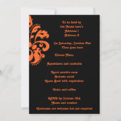 Invitation Damask Halloween (Dos)