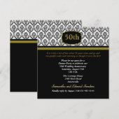 Invitation Damask Tout Âge (Devant / Derrière)