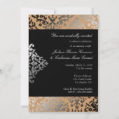 Invitation Damask Wild Cougar (Dos)