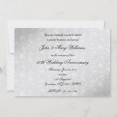Invitation Damassé 60e Anniversaire de Mariage (Dos)