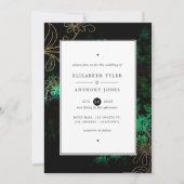 Invitation Damassé floral vintage (Devant)