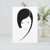 Invitation dame (Debout devant)