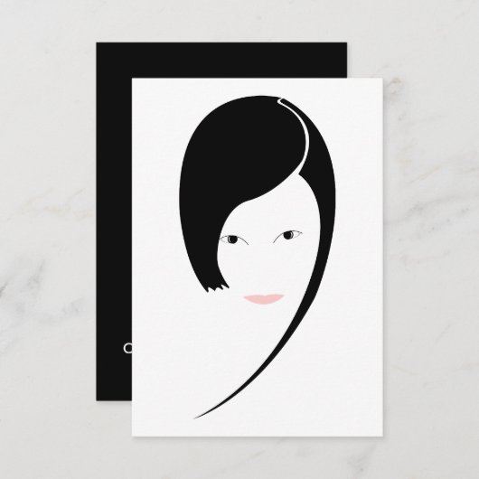 Invitation dame (Devant / Derrière)