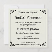 Invitation Dame avec ventilateur par Gustav Klimt, Fête des m (Dos)