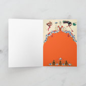 INVITATION DAME ORANGE BAL MASQUÉ CARNAVAL MASQUES (Intérieur)