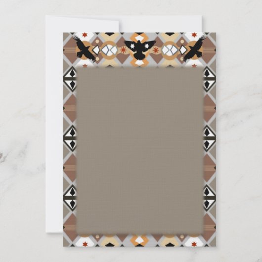 Invitation d'Amérindiens Crow (Devant)