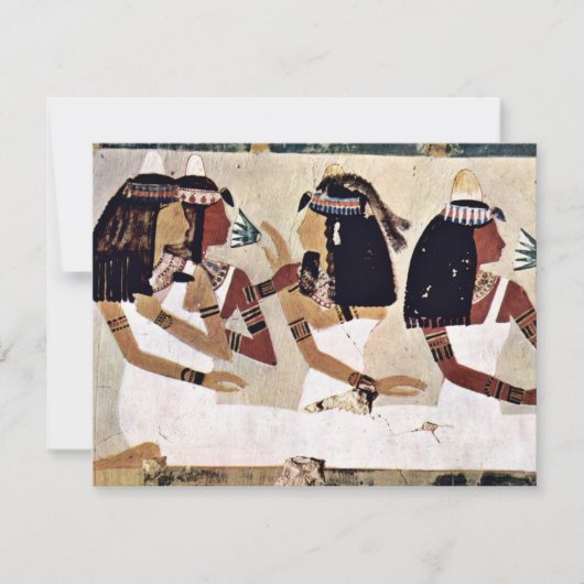 Invitation Dames à un banquet par le Ne de DES de Maler Der (Devant)