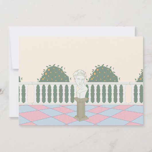 Invitation Dames jardin (Dos)